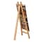 Glitzhome® 32" Double-Sided Wooden Easel Accent with Changeable Board